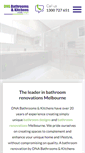 Mobile Screenshot of dnabathrooms.com.au